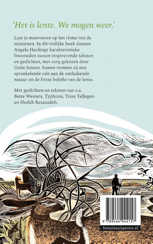 de lente bloeit back